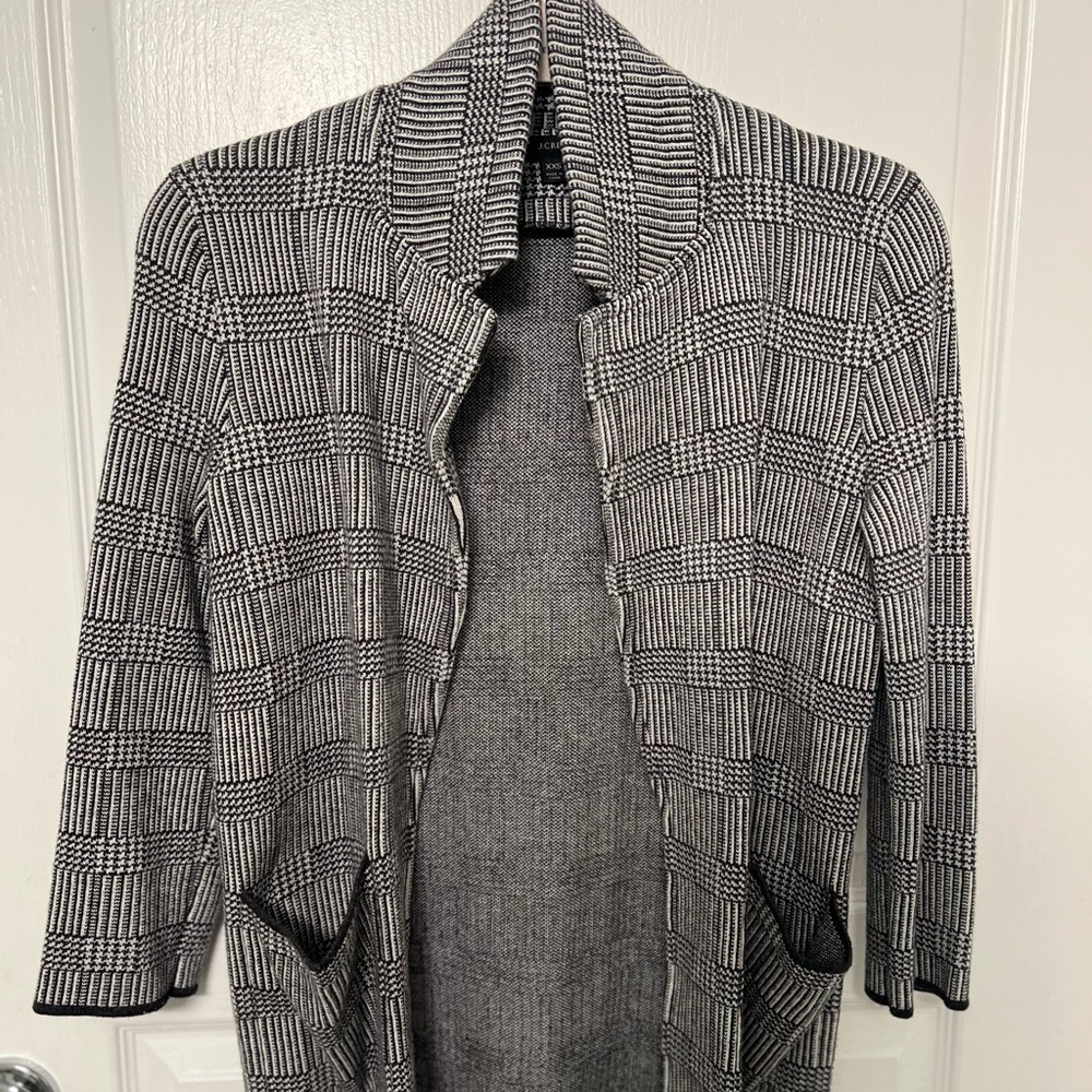 Jcrew sweater blazer